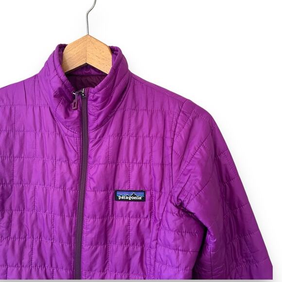 Patagonia Nano Puff Insulated Quilted Jacket Vibrant Purple Extra Small Women’s - Picture 2 of 8